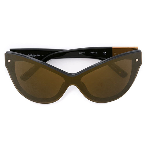 Phillip Lim x Linda Farrow Black Brown Sunglasses PL76C5SUN