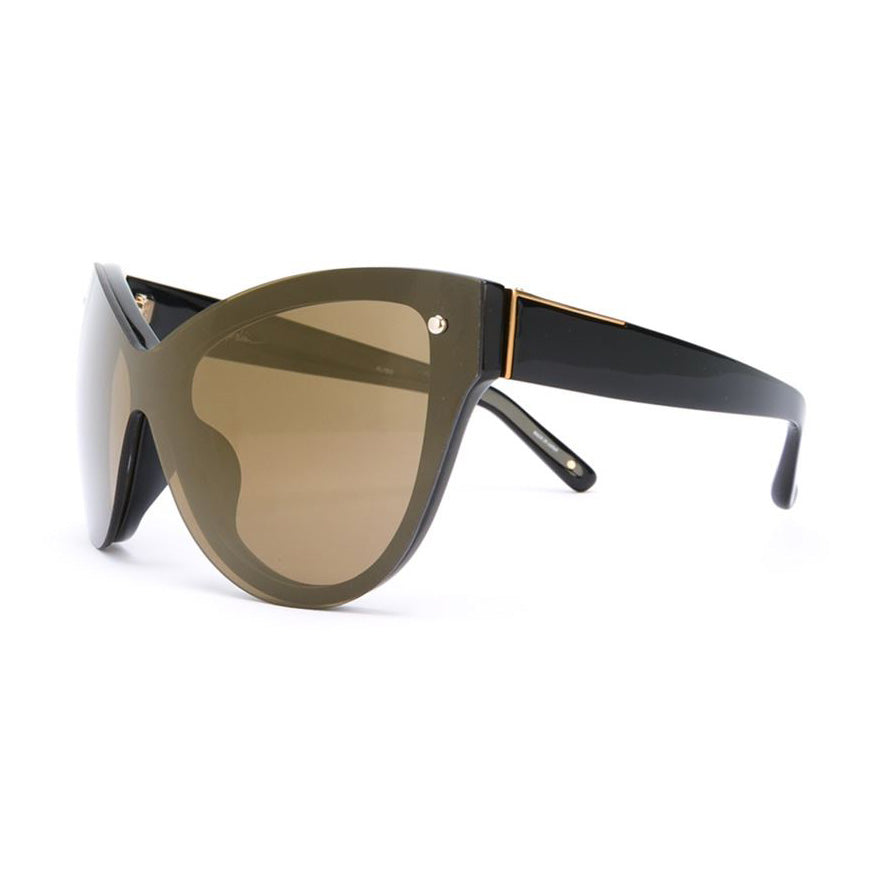 Phillip Lim x Linda Farrow Black Brown Sunglasses PL76C5SUN
