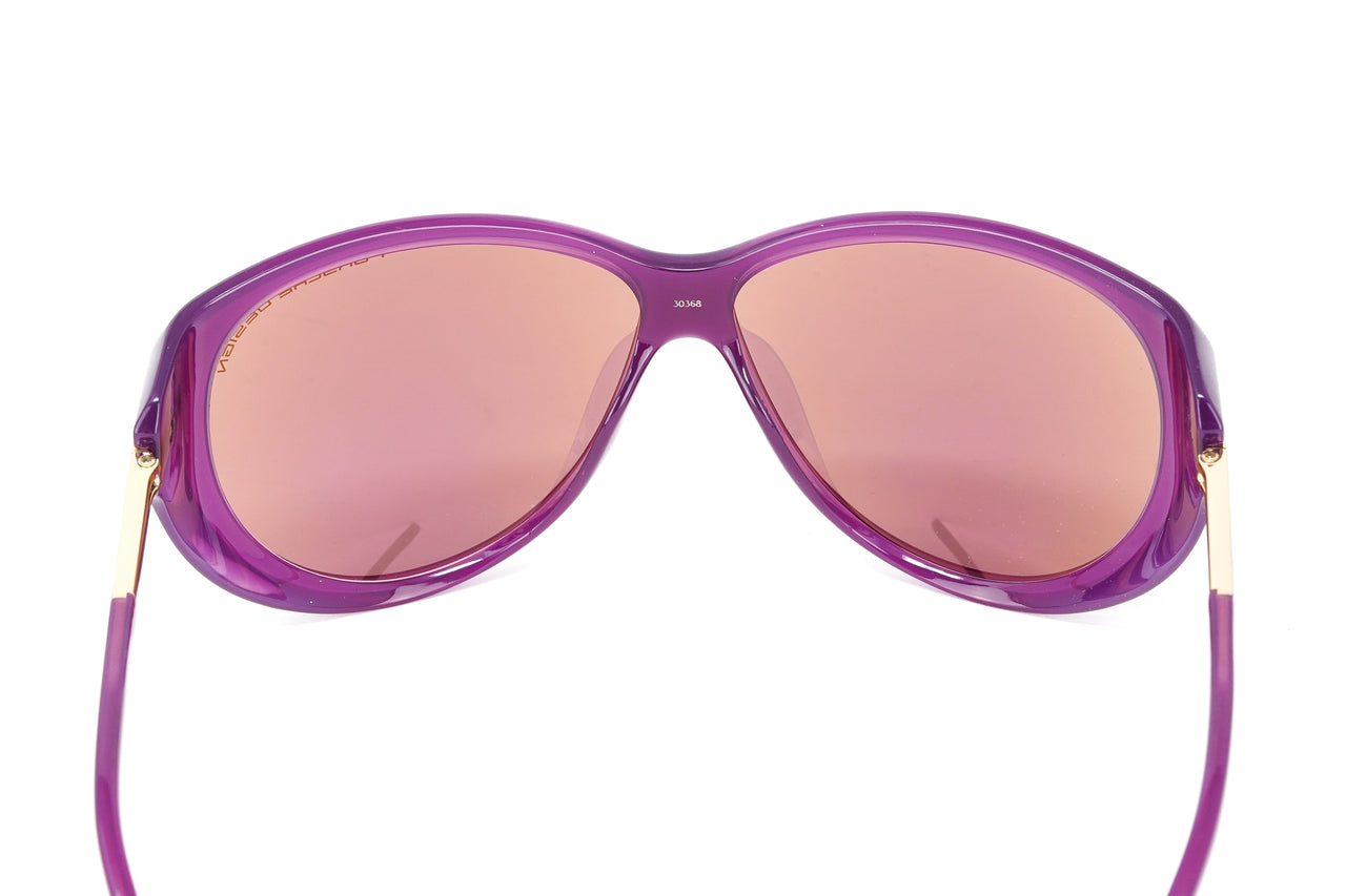 Porsche Design Ladies Sunglasses Oversized Cat Eye Purple P8602 C