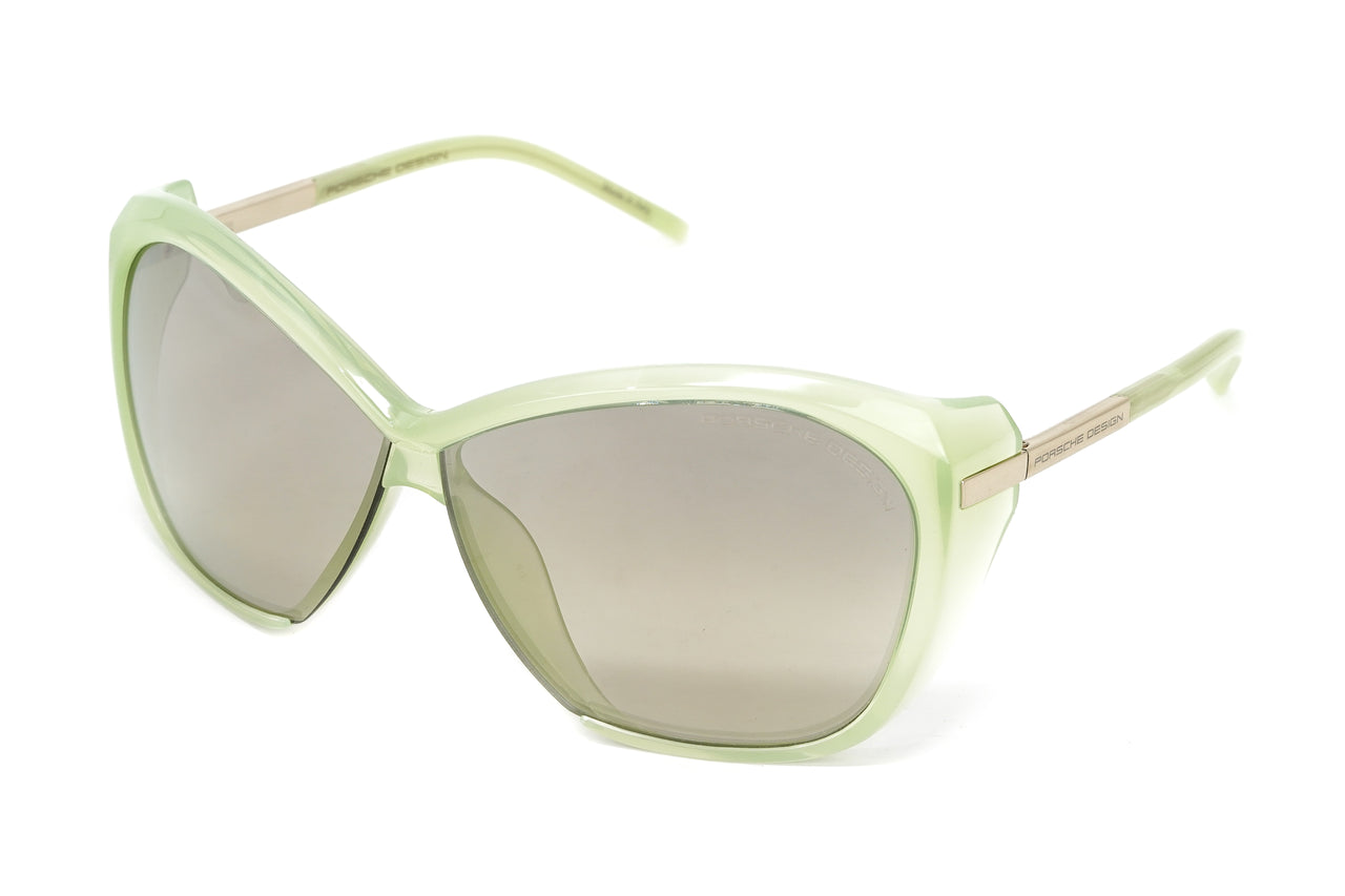 Porsche Design Ladies Sunglasses Oversized Light Green P8603 B