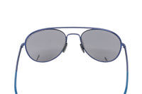 Thumbnail for Porsche Design Unisex Sunglasses Pilot Blue Mirror Lenses P8606 A