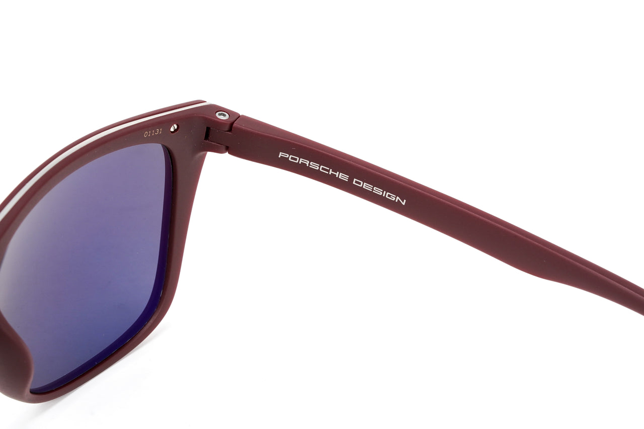 Porsche Design Men Sunglasses Rectangular Aubergine P8648 D