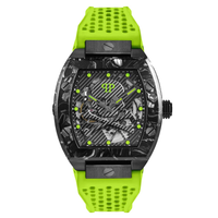 Thumbnail for Philipp Plein Mens Watch High-Iconic The Skeleton Sport Master Automatic Yellow PWBAA0822