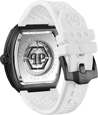 Thumbnail for Philipp Plein Mens Watch High-Iconic The Skeleton Sport Master Automatic White PWBAA1122