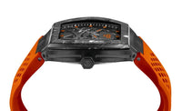 Thumbnail for Philipp Plein Mens Watch High-Iconic The Skeleton Sport Master Automatic Orange PWBAA1222