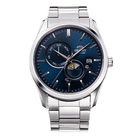 Orient Men's Blue Dial Day/Night Indicator Watch RA-AK0308L