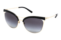 Thumbnail for Ralph Lauren Women's Sunglasses Browline Black/Gold RL7061 93528G