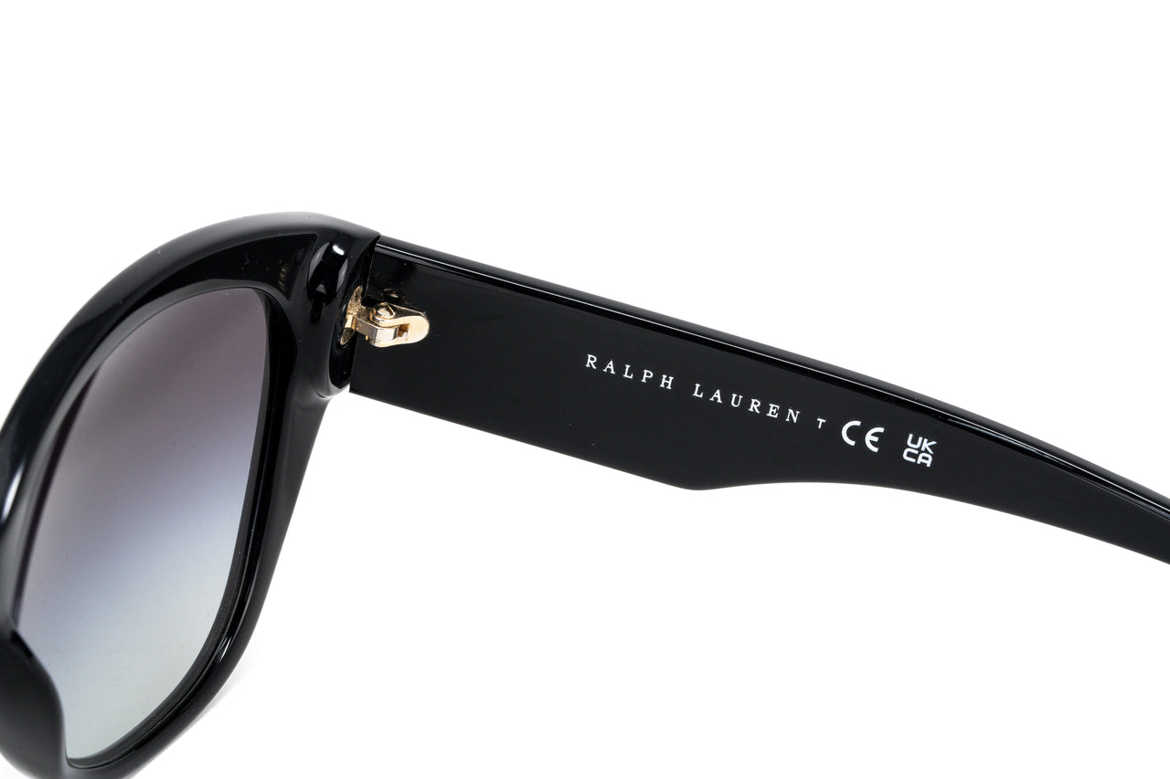 Ralph Lauren Women's Sunglasses Butterfly Black RL8168 50018G