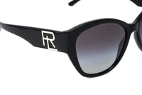 Thumbnail for Ralph Lauren Women's Sunglasses Butterfly Black RL8168 50018G