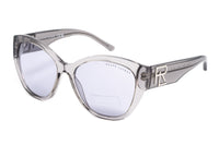 Thumbnail for Ralph Lauren Women's Sunglasses Butterfly Clear/Grey RL8168 57041A