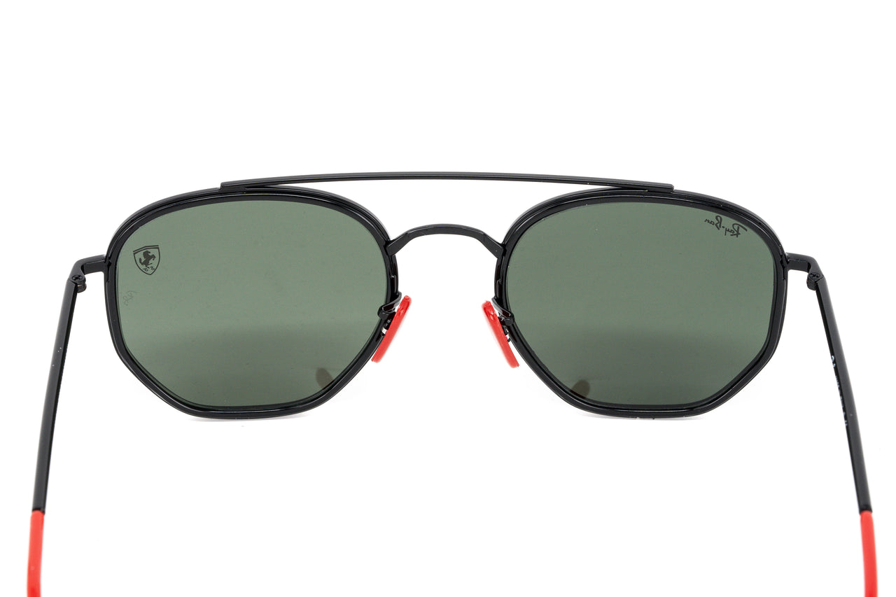 Ray-Ban Men's Sunglasses Ferrari Series Pilot Black RB3748M 028/31