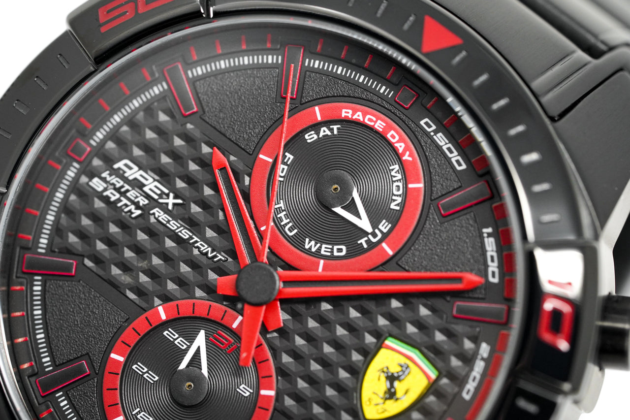 Scuderia Ferrari Watch Apex Multi-FX Red Black Bracelet FE-083-0635