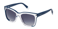 Thumbnail for Furla Women's Sunglasses Classic Square Clear/Blue SFU069 0AFM
