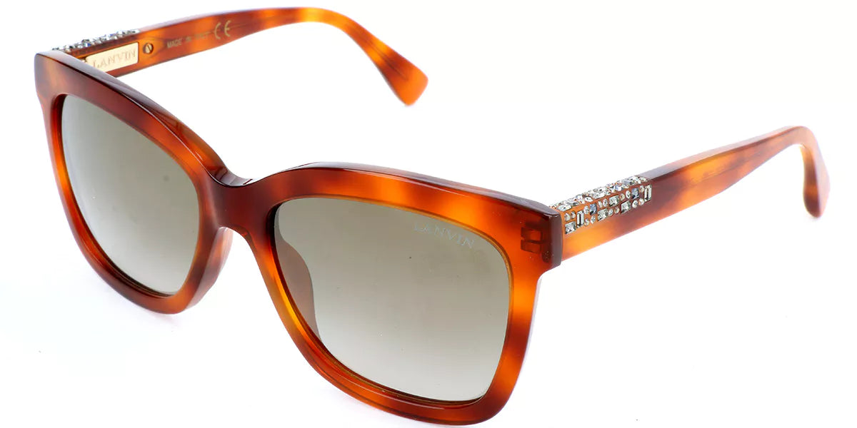 Lanvin Women's Sunglasses Oversized Cat Eye Tortoiseshell SLN720S 711X