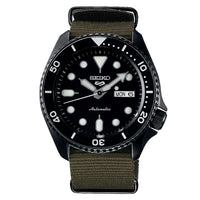 Thumbnail for Seiko 5 Sports Men's Automatic Green and Black Watch SRPD65K4