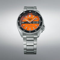 Thumbnail for Seiko Men's Watch 5 Sports Orange ‘New Double Hurricane’ SRPK11K1
