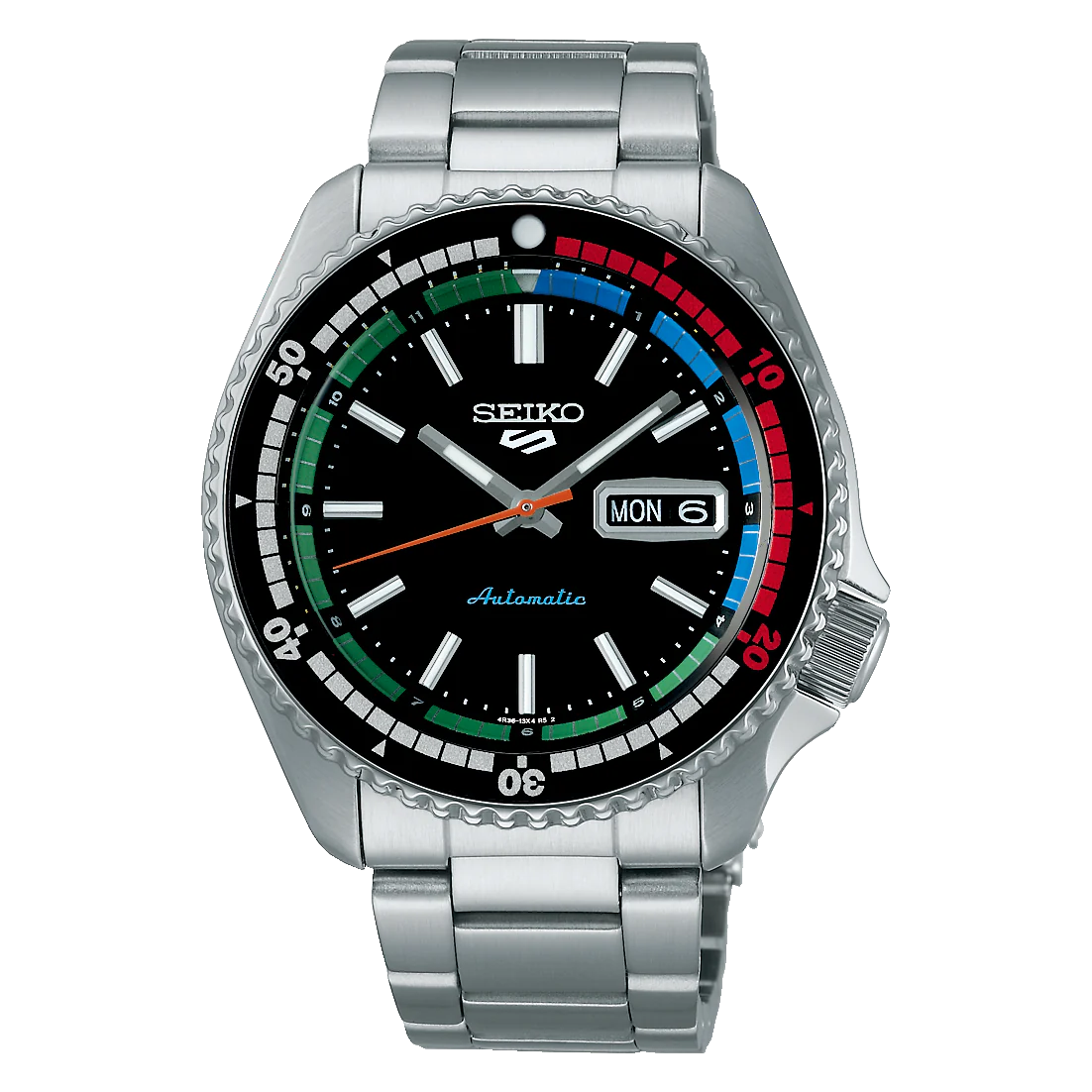 Seiko Men's Watch 5 Sports New Regatta Timer Black SRPK13K1