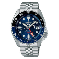 Thumbnail for Seiko 5 Sport 'Blueberry' GMT 43mm Men's Blue Watch SSK003K1