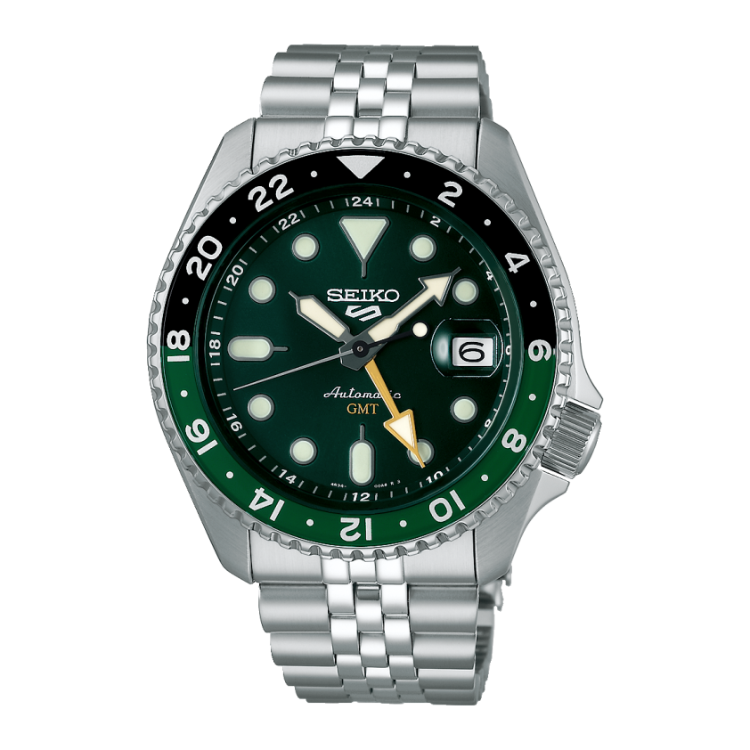 Seiko 5 Sport SKX GMT Men's Green Watch SSK035K1