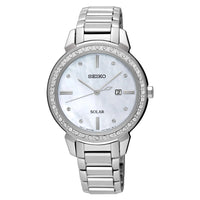 Thumbnail for Seiko Solar Diamond Accent Ladies Watch SUT327P1