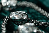 Thumbnail for Swarovski Atelier Kalix Collection Ladies Necklace Ruthenium Plated 5139823