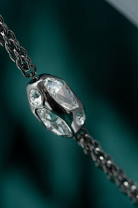 Thumbnail for Swarovski Atelier Kalix Collection Ladies Necklace Ruthenium Plated 5139823