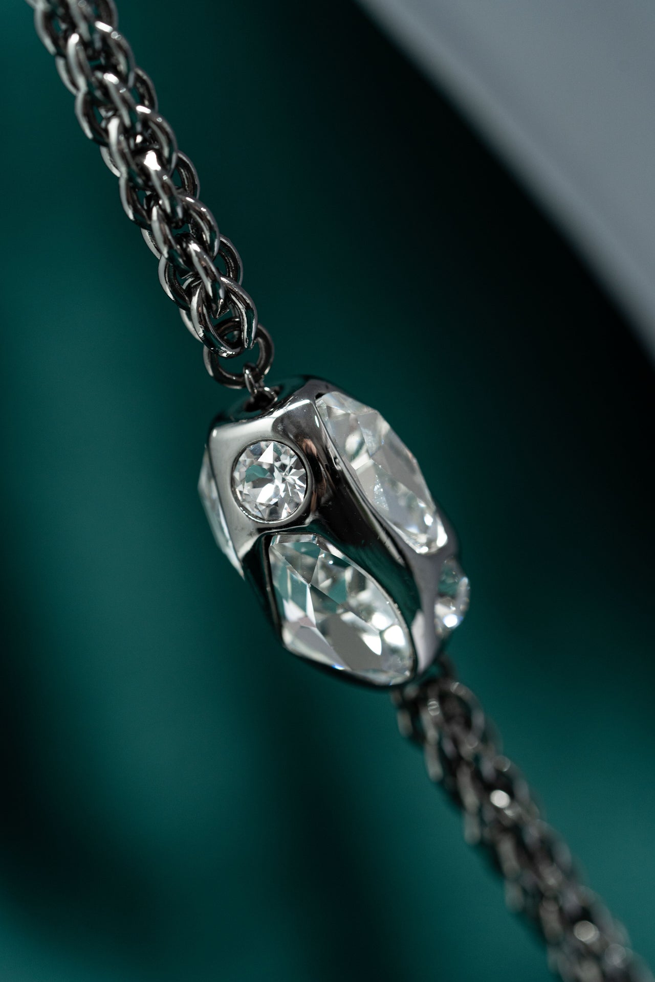 Swarovski Atelier Kalix Collection Ladies Necklace Ruthenium Plated 5139823