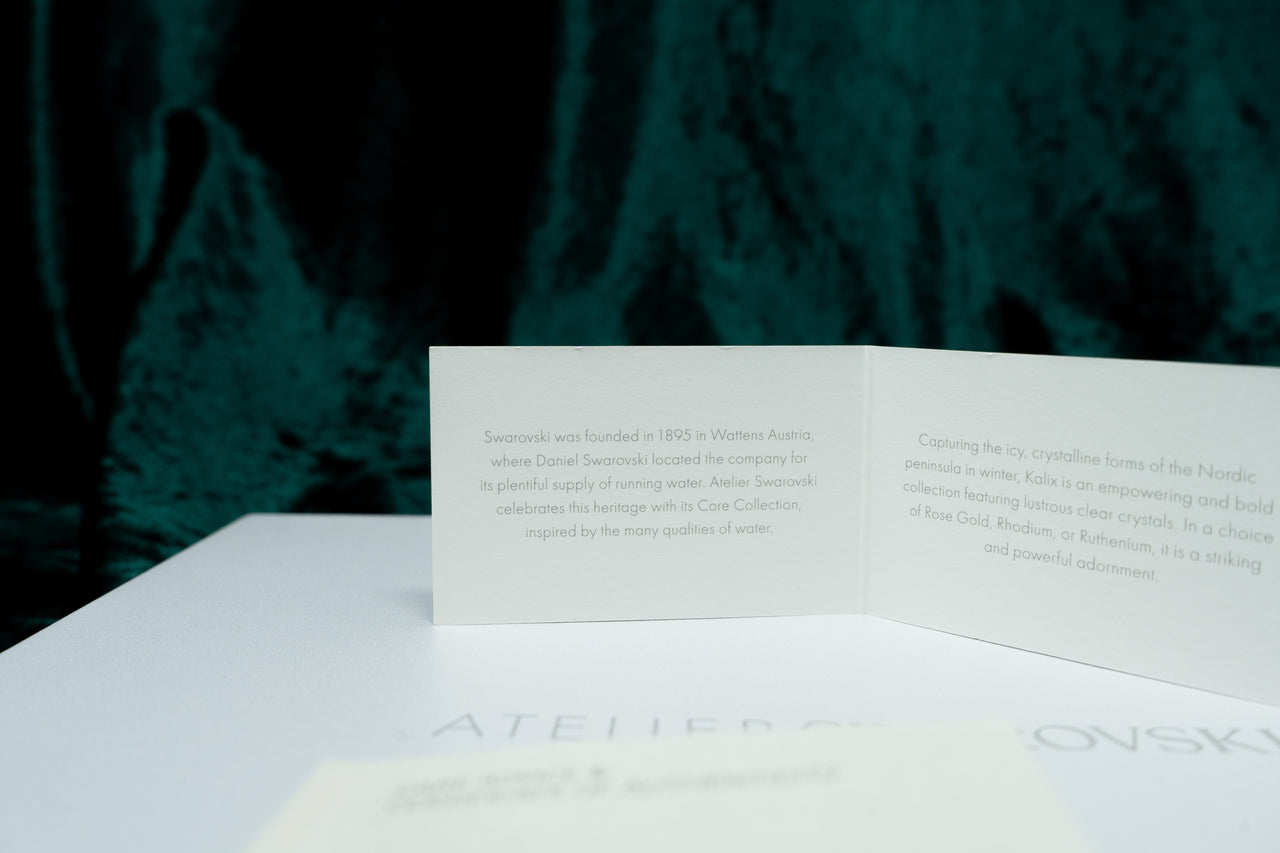 Swarovski Atelier Kalix Collection Ladies Necklace Ruthenium Plated 5139823