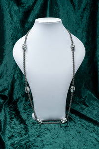 Thumbnail for Swarovski Atelier Kalix Collection Ladies Necklace Ruthenium Plated 5139823