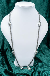 Thumbnail for Swarovski Atelier Kalix Collection Ladies Necklace Ruthenium Plated 5139823