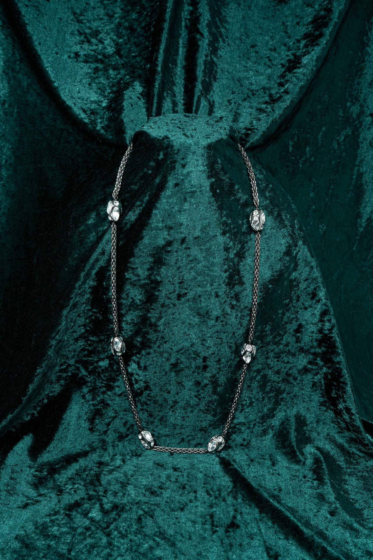 Swarovski Atelier Kalix Collection Ladies Necklace Ruthenium Plated 5139823