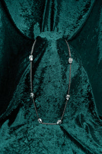 Thumbnail for Swarovski Atelier Kalix Collection Ladies Necklace Ruthenium Plated 5139823