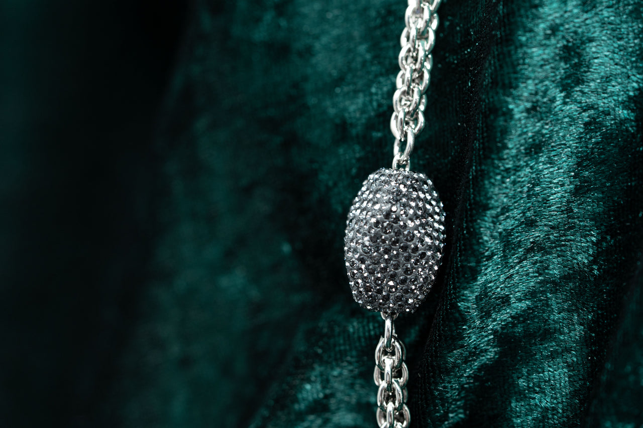 Swarovski Atelier Kalix Collection Ladies Necklace Ruthenium Plated 5148898