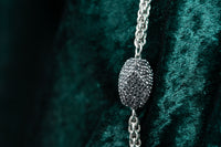 Thumbnail for Swarovski Atelier Kalix Collection Ladies Necklace Ruthenium Plated 5148898