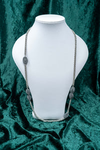 Thumbnail for Swarovski Atelier Kalix Collection Ladies Necklace Ruthenium Plated 5148898