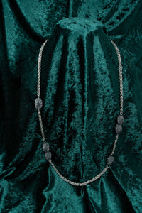 Thumbnail for Swarovski Atelier Kalix Collection Ladies Necklace Ruthenium Plated 5148898