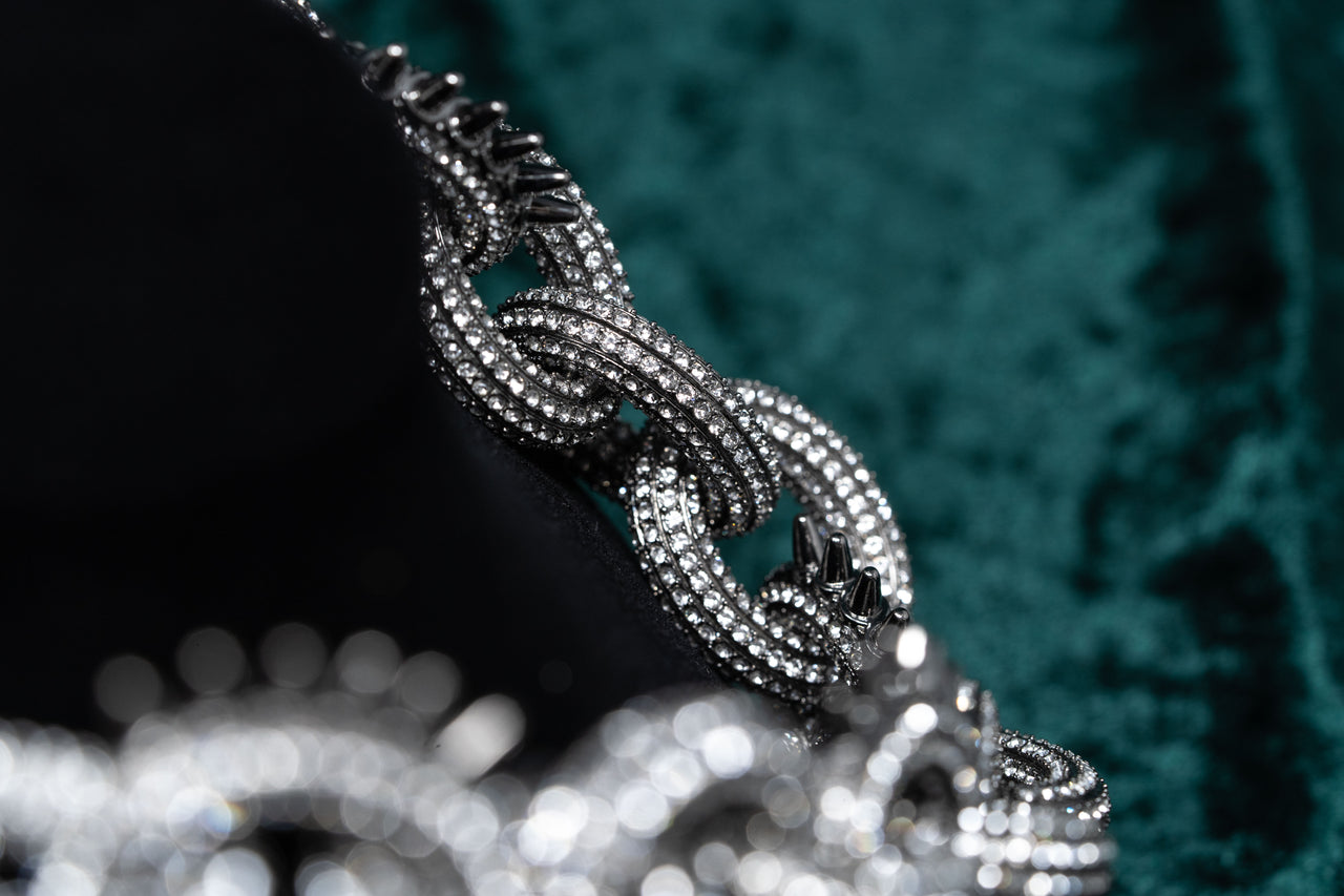 Swarovski Atelier Kalix Collection Ladies Necklace Ruthenium Plated 5185940