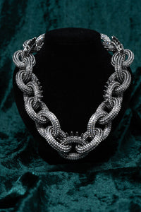 Thumbnail for Swarovski Atelier Kalix Collection Ladies Necklace Ruthenium Plated 5185940