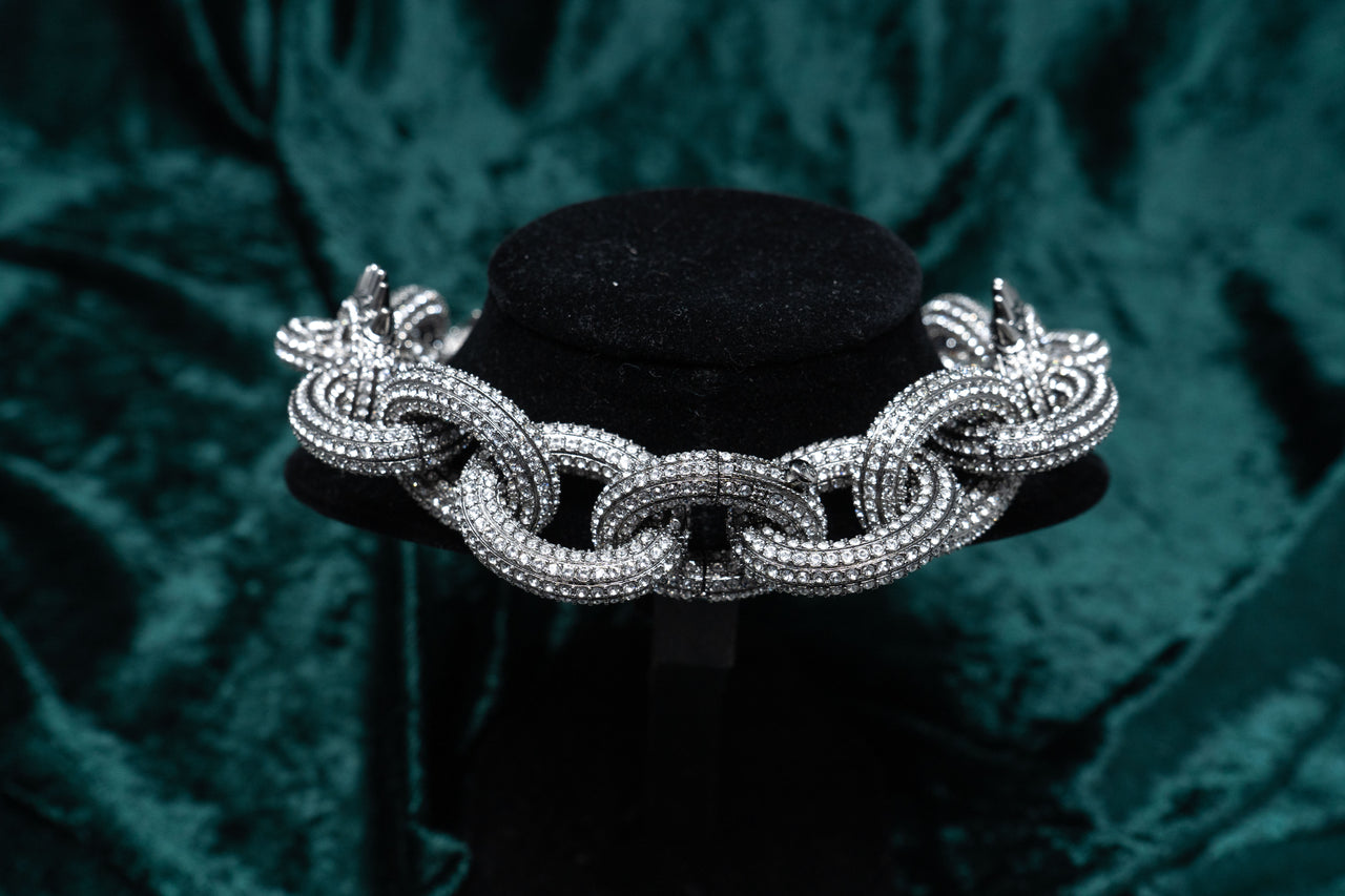 Swarovski Atelier Kalix Collection Ladies Necklace Ruthenium Plated 5185940