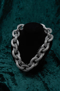 Thumbnail for Swarovski Atelier Kalix Collection Ladies Necklace Ruthenium Plated 5185940