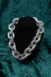 Thumbnail for Swarovski Atelier Kalix Collection Ladies Necklace Ruthenium Plated 5185940