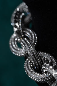 Thumbnail for Swarovski Atelier Kalix Collection Ladies Necklace Ruthenium Plated 5185940