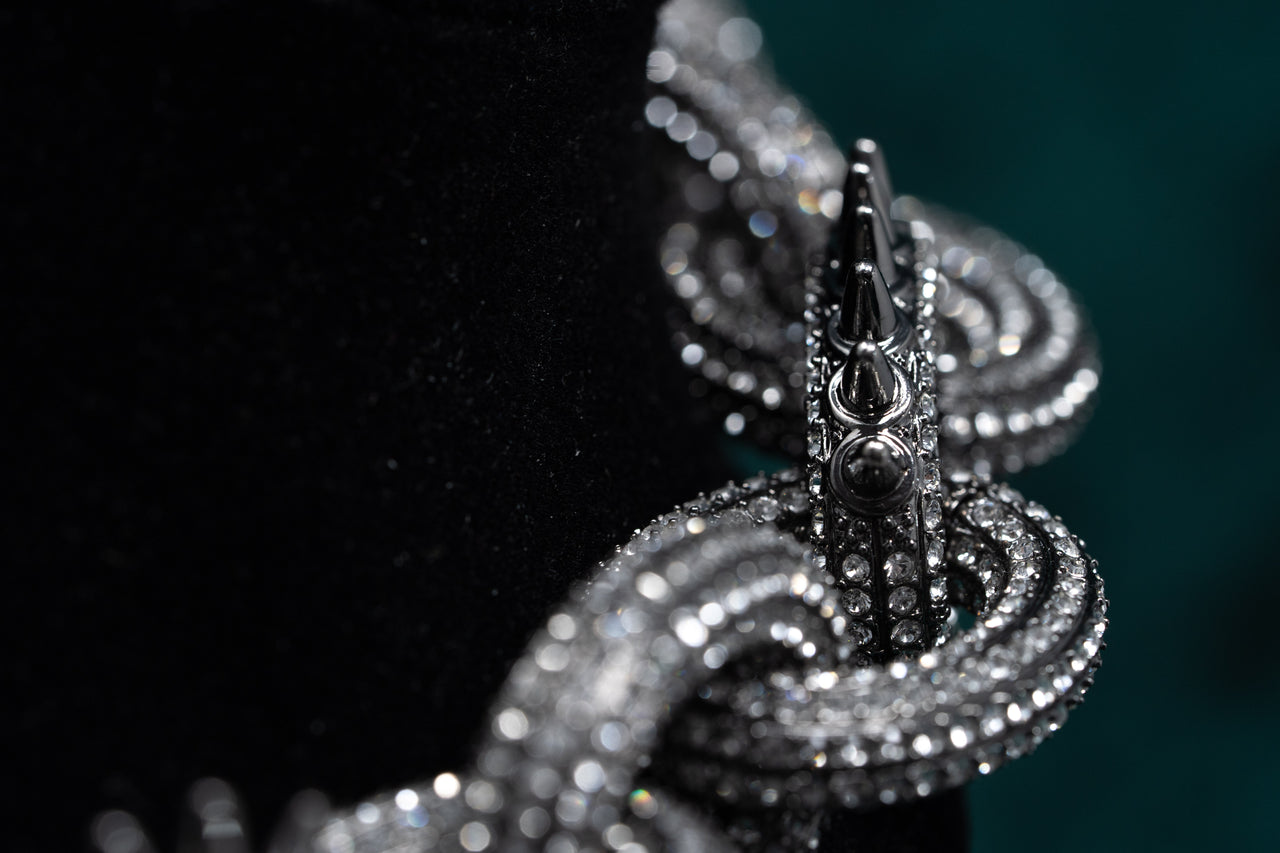 Swarovski Atelier Kalix Collection Ladies Necklace Ruthenium Plated 5185940