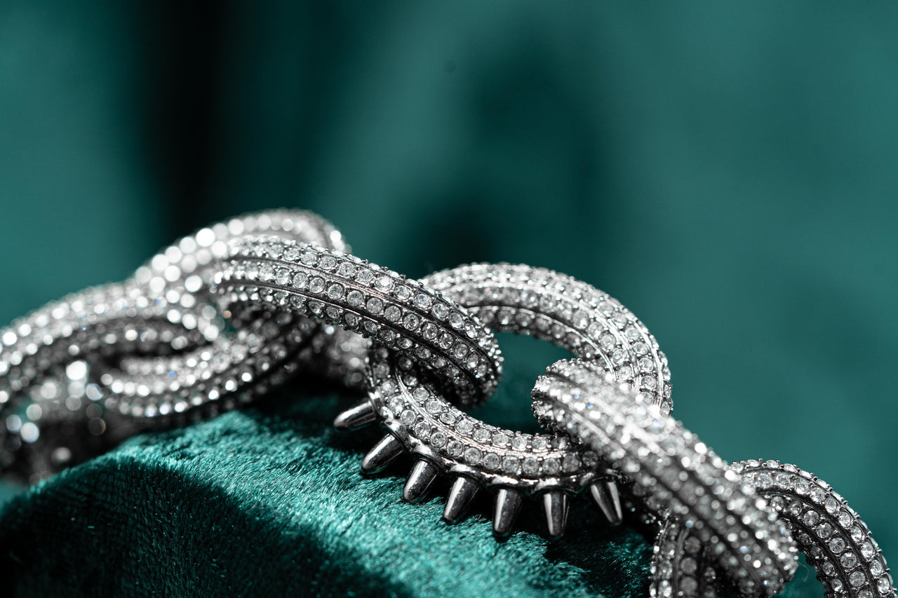 Swarovski Atelier Kalix Collection Ladies Bracelet Ruthenium Plated 5185950