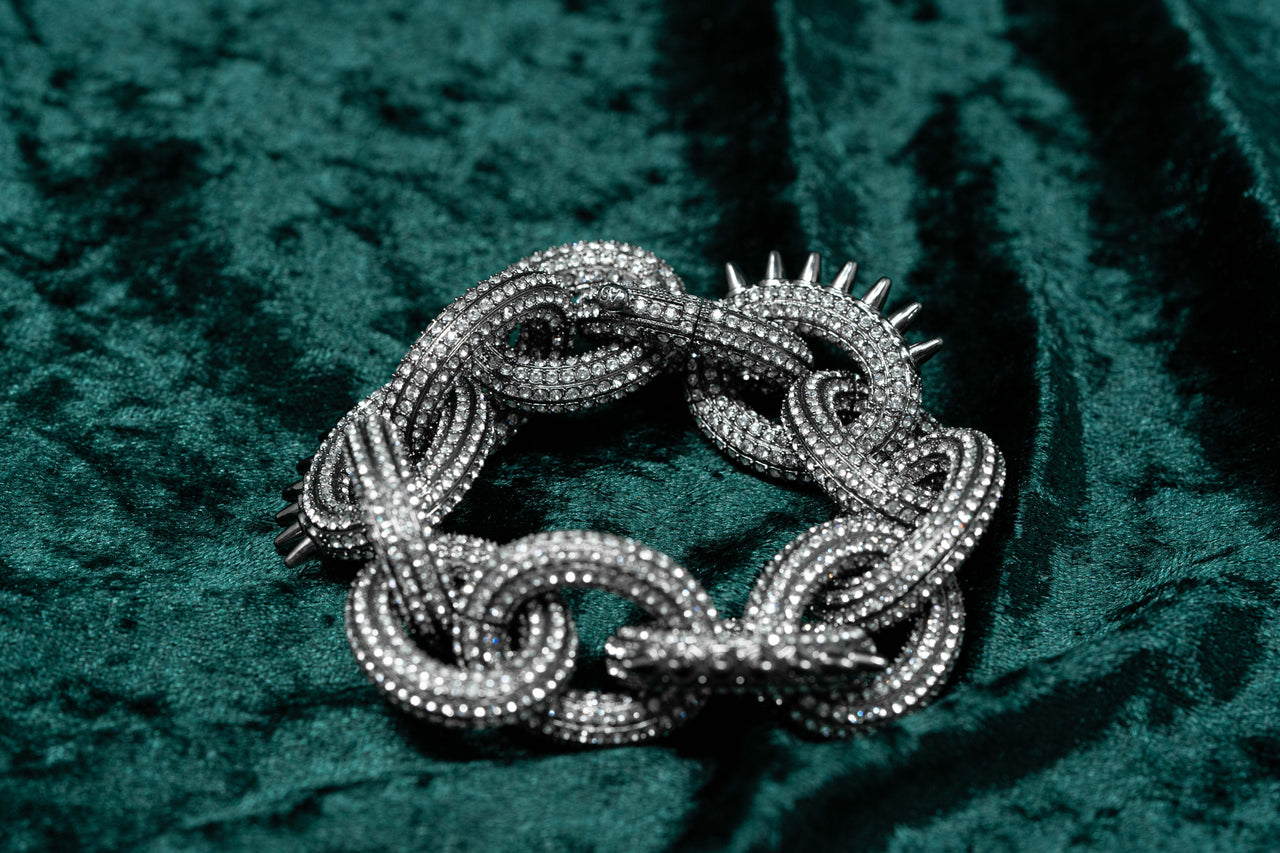 Swarovski Atelier Kalix Collection Ladies Bracelet Ruthenium Plated 5185950