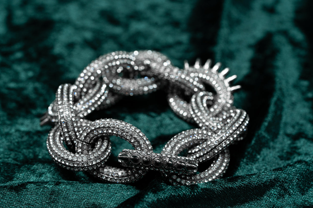 Swarovski Atelier Kalix Collection Ladies Bracelet Ruthenium Plated 5185950