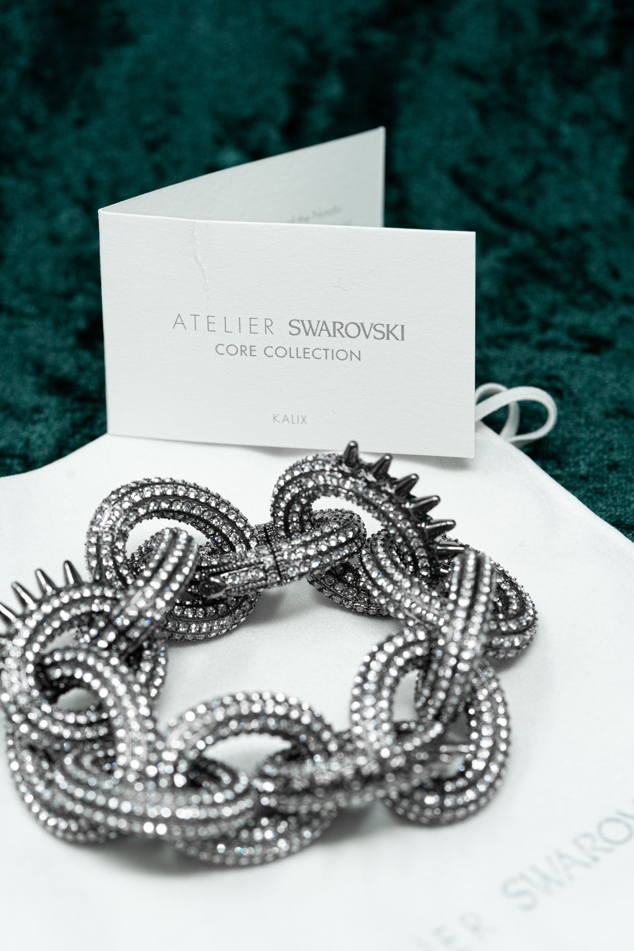 Swarovski Atelier Kalix Collection Ladies Bracelet Ruthenium Plated 5185950