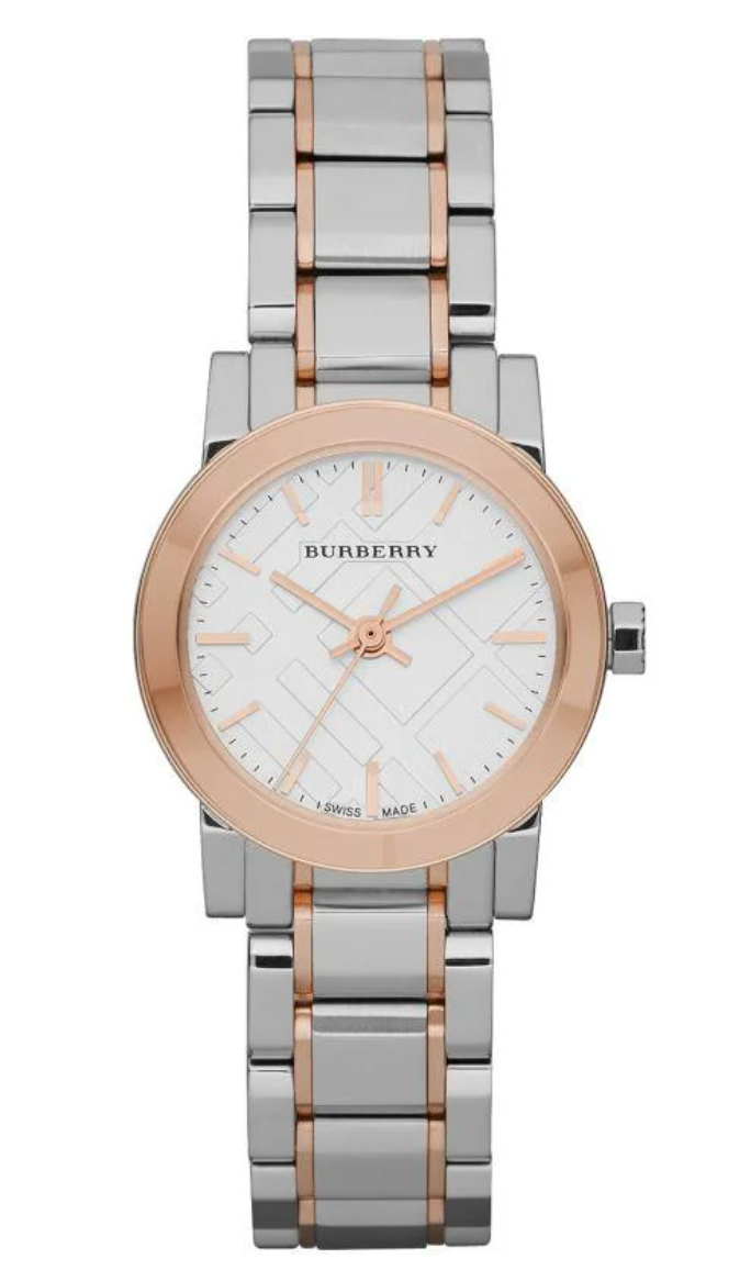 Burberry two tone best sale ladies watch