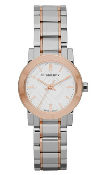 Thumbnail for Burberry Ladies Watch The City Two tone Rose Gold 26mm BU9205