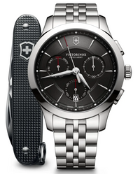Thumbnail for Victorinox Men's Watch Chronograph Swiss Army Alliance Black 241745.1